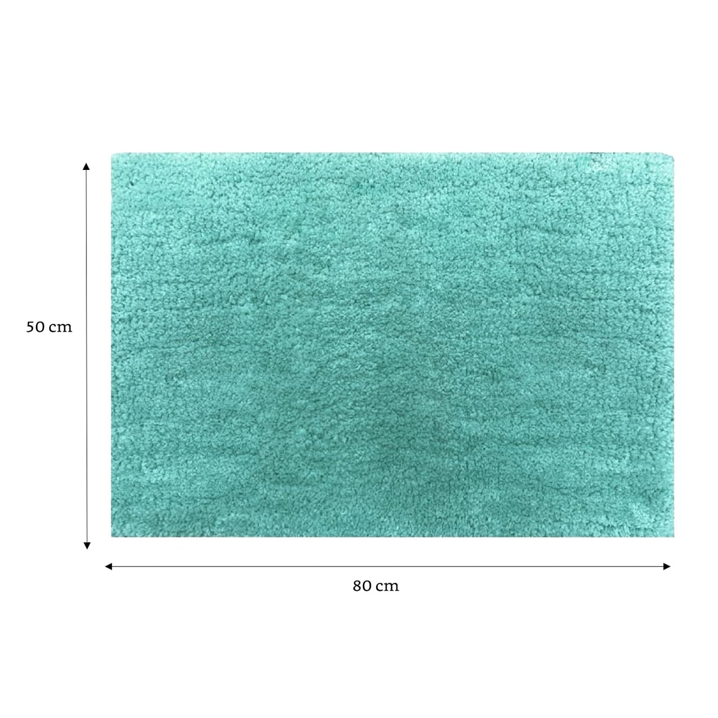 Brand - Solimo Premium Anti-Slip Microfibre Bathmat - 60cm x 40cm, Light Taupe
