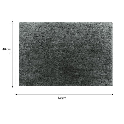 Brand - Solimo Premium Anti-Slip Microfibre Bathmat - 60cm x 40cm, Light Taupe