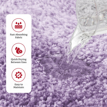 Brand - Solimo Premium Anti-Slip Microfibre Bathmat - 60cm x 40cm, Light Taupe