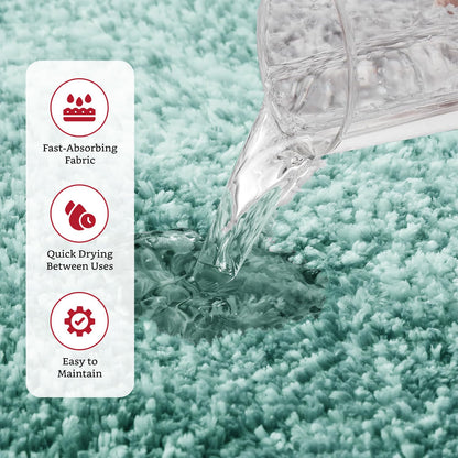 Brand - Solimo Premium Anti-Slip Microfibre Bathmat - 60cm x 40cm, Light Taupe