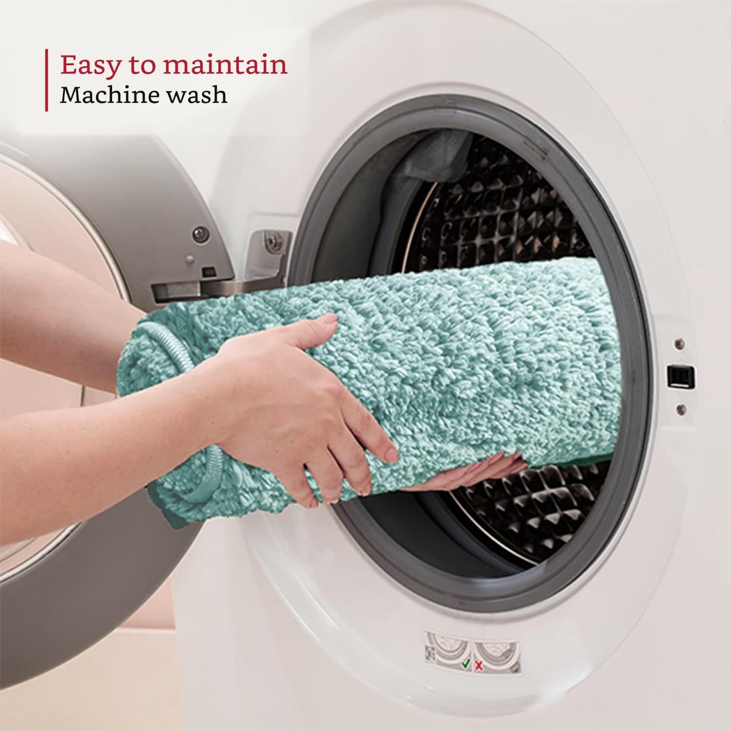 Brand - Solimo Premium Anti-Slip Microfibre Bathmat - 60cm x 40cm, Light Taupe