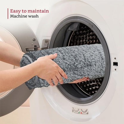 Brand - Solimo Premium Anti-Slip Microfibre Bathmat - 60cm x 40cm, Light Taupe