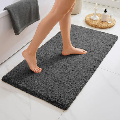 Brand - Solimo Premium Anti-Slip Microfibre Bathmat - 60cm x 40cm, Light Taupe