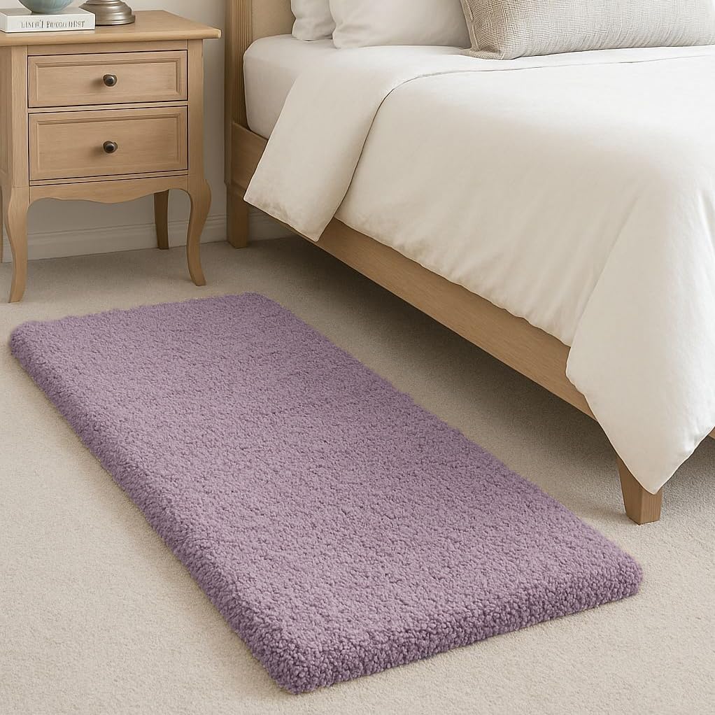 Brand - Solimo Premium Anti-Slip Microfibre Bathmat - 60cm x 40cm, Light Taupe