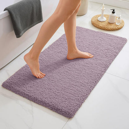 Brand - Solimo Premium Anti-Slip Microfibre Bathmat - 60cm x 40cm, Light Taupe