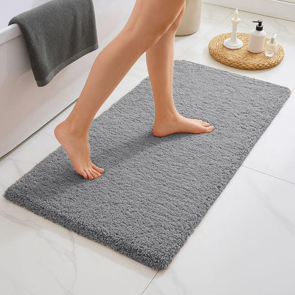 Brand - Solimo Premium Anti-Slip Microfibre Bathmat - 60cm x 40cm, Light Taupe