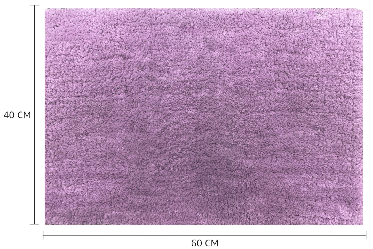 Brand - Solimo Premium Anti-Slip Microfibre Bathmat - 60cm x 40cm, Light Taupe