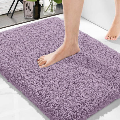 Brand - Solimo Premium Anti-Slip Microfibre Bathmat - 60cm x 40cm, Light Taupe