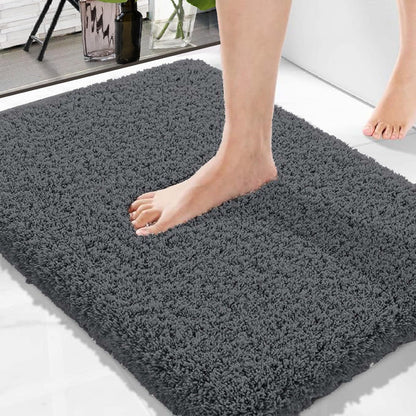 Brand - Solimo Premium Anti-Slip Microfibre Bathmat - 60cm x 40cm, Light Taupe