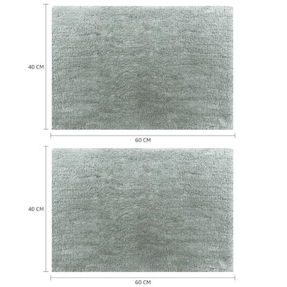 Brand - Solimo Premium Anti-Slip Microfibre Bathmat - 60cm x 40cm, Light Taupe