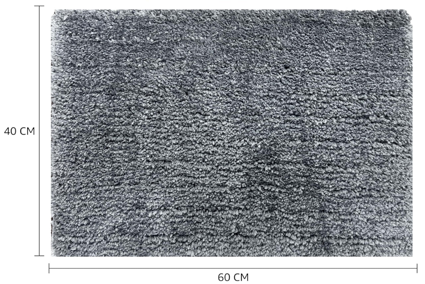 Brand - Solimo Premium Anti-Slip Microfibre Bathmat - 60cm x 40cm, Light Taupe