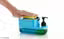 3 in 1 Soap Pump Dispenser Dish Soap Liquid Dispenser Sponge Holder Dish Soap Dispenser for Kitchen Sink Countertop Kitchen Bathroom (Multi-Color,Pack of 1)