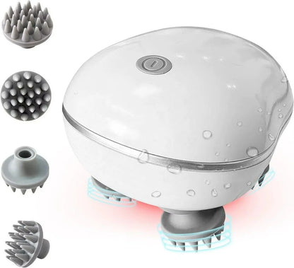 Scalp Massager with 096 Kneading Points, Detachable Heads, Hair Growth and FullBody Massager