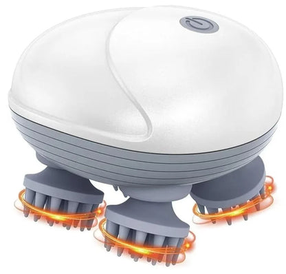 Scalp Massager with 096 Kneading Points, Detachable Heads, Hair Growth and FullBody Massager